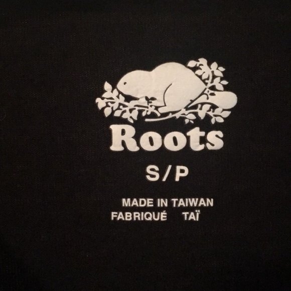 Roots cropped tee, crop top, cross front, twist front t-shirt - Picture 4 of 5